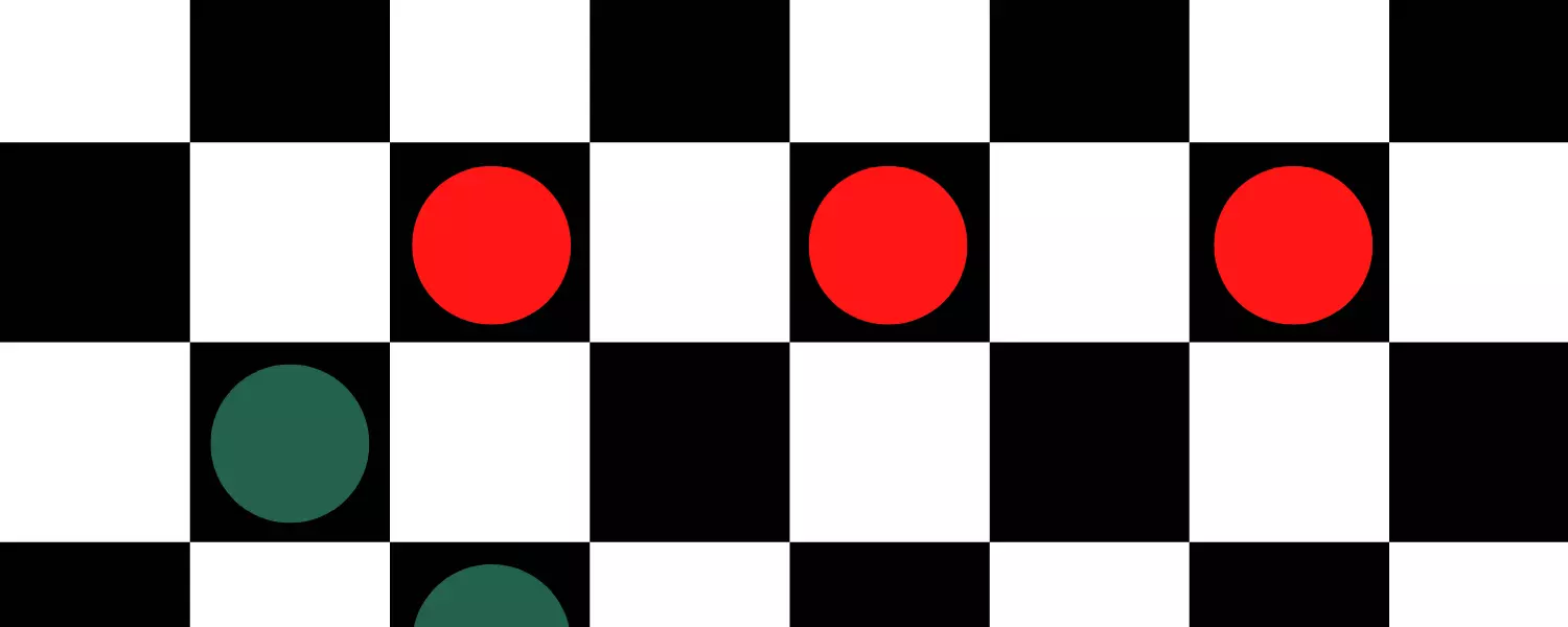 checkers gameplay example