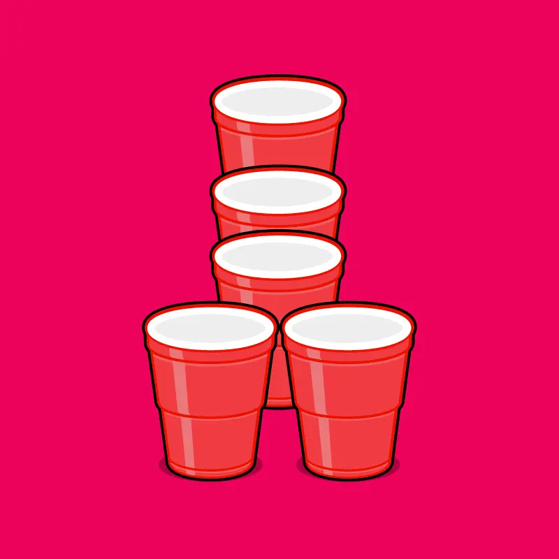 The Best and Worst Beer Pong Rerack Cup Formations